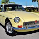Beautiful Olds School MG 4 Cylinder Dual Carb 4-Speed Light Yellow on Black