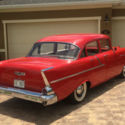 Beautiful Red 1957 Chevy 4 Door Sedan (1955 1956 1957 150 210 150 Belair)