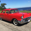 Beautiful Red 1957 Chevy One-Fifty 4 Door Sedan (1955 1956 1957 150 210 Belair)