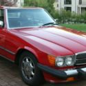 Beautiful Red 1987 Mercedes-Benz 560SL Hard and Soft Top Convertible
