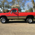 BEAUTIFUL RED 1993 DODGE RAM 250 4X4 5 SPEED 5.9L 1ST GEN CUMMINS DIESEL