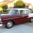 Beautiful restored 1955 chevy belair 265 V8 - Red / black interior - Extra clean