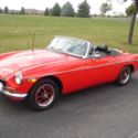 Beautiful Restored Early 1974 Chrome Bumper Red MGB Roadster