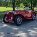 Beautiful Restored Red 1938 MG TA (the pre-war predecessor to the famous MG TC)