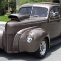 BEAUTIFUL TUBBED CUSTOM - 1940 Ford Tudor Sedan