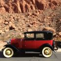 Beautiful vintage car. This excellent restoration turns heads wherever she goes.