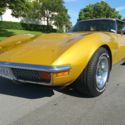 BEAUTIFUL WAR BONNET YELLOW 1972. CORVETTE CPE 454 BIG BLOCK 4- SPEED.