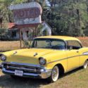Beautiful Yellow 1957 Chevrolet Belair 2 Door Hardtop (Chevy 1955 1956 1957)