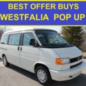 BEST OFFER BUYS 110K 1993 EUTOVAN WEEKENDER MV WESTFALIA POP UP NEW TOP MUST SEE