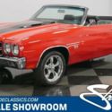 Big block Chevelle manual red with black racing stripes