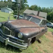 Black 1950 Packard Super Deluxe