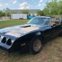 Black 1979 Pontiac Firebird Trans Am 6.6L V-8 T-Tops Automatic