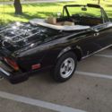 Black 1981 Fiat Spider convertible in great condition