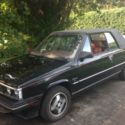 Black 1986 Renault Alliance 1.7 Convertible in Good/ Fair Condition.