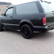 Black 1992 GMC Typhoon pickup 4.3 Liter Turbo V6 4L60 3 speed Availabl