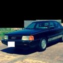black Audi from 1991