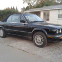 Black on Black 1988 BMW e30 325i Convertible w/Rare Hardtop, Low Miles, No Rust