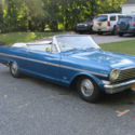 Blue 1963 Chevy II Nova Convertible SB V8, Retored 3 years ago, Almost all new