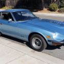 Blue 1974 Datsun 260z Early Model with Thin Bumpers California car