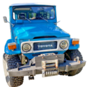 Blue 1979 Toyota Land Cruiser  350 V8 Automatic 4WD Ice Cold AC