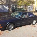 blue 1987 BMW 635 csi