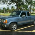 Blue 1990 Ford Ranger XLT