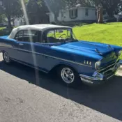Blue Chevrolet Bel Air with 0 Miles available now!