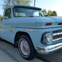 Blue, original chrome, factory bumpers, fleetside longbed, 250 inline 6