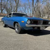 Blue Plymouth Barracuda with 0 Miles available now!
