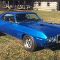 Blue restored 1969 firebird 350
