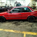 BMW 325 in Zinnoberrot Red 5 speed coupe e30 black interior