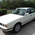 BMW 535I 1989 White 99,700 Original Miles Collectors Classic Florida Car