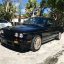 BMW E30 1987 Black Convertible - Antique