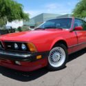 BMW M6 5spd Sunroof Cinnabar Red over Black E24 Rsut Free 1986 1988 1989 635cis