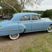 Brown 1950 Oldsmobile 88 sedan Rocket V8 304ci 3 speed Available Now!