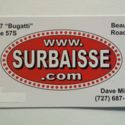 Bugatti 57S Reproduction business card
