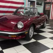 Burgundy Alfa Romeo Spider with 0 Miles available now!