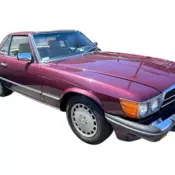 Burgundy Mercedes-Benz 560 Series with 74334 Miles available now!
