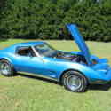 C3 1974 Chevrolet Corvette 350 T-Tops Blue-Tan Automatic Split Bumper