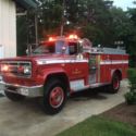 C70 gmc fire truck aluminum bed