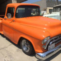 CA Style 1957 Chevrolet short bed stepside customized pickup great driving truck