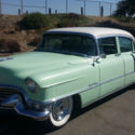 cadillac 1955 original car, radial whitewall tires.1000 ml trip just completed