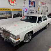 Cadillac Brougham White with 45,638 Miles, for sale!
