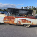 Cadillac Convertible Project + coupe BODY shell roller to aide pastoral blue