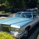 Cadillac Sedan deville caddy 76 blue