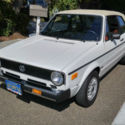 California 8k mile original Volkswagen VW Rabbit Cabriolet Formula "E"