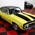 Camaro SS 496 - Yellow w Black Stripes / Black Houndstooth! 5 Speed Manual!
