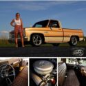 Cammed Slam&#039;d Squarebody Silverado Chevy C10 Hot Rat Street Rod Patina Pickup AC