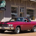 Car Up Front, Truck In Back! This 1970 Raspberry Pearl El Camino shows the way!