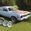 Chevrolet 1973 Nova Race Car 350 Motor Transmission Weld Wheels Classic American